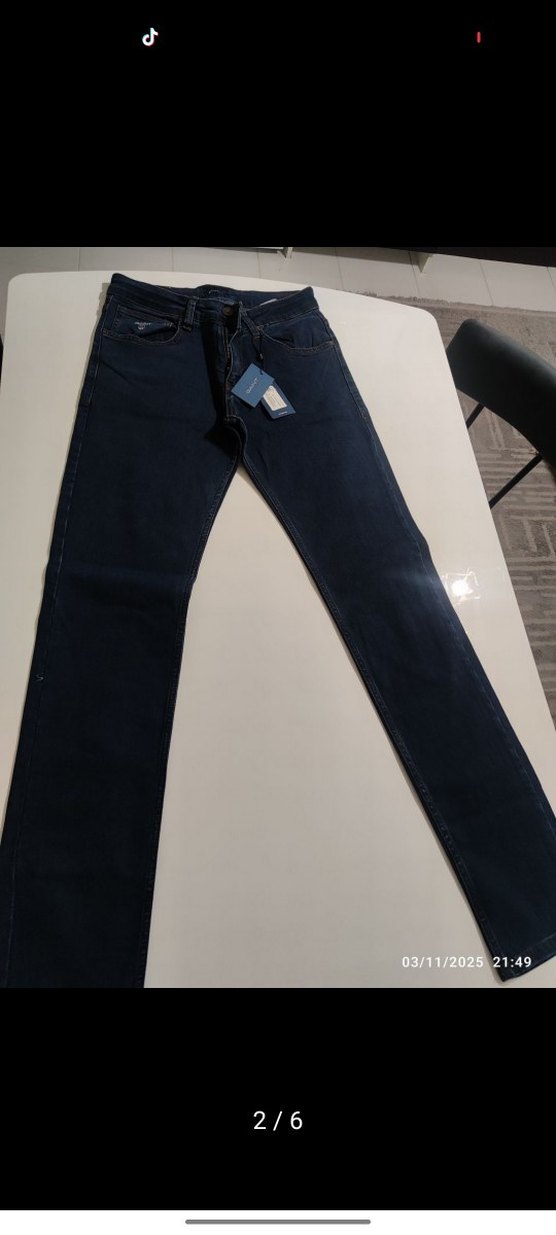 GANT Mavi Denim Erkek Jean - Görsel 2