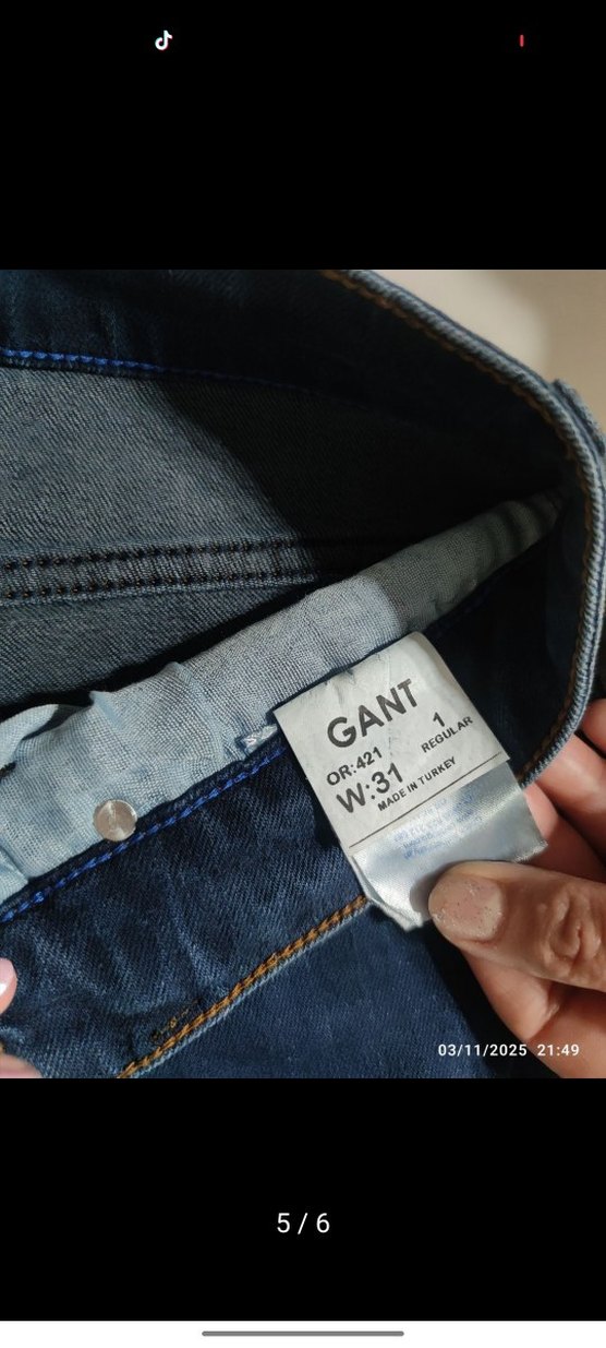GANT Mavi Denim Erkek Jean - Görsel 4