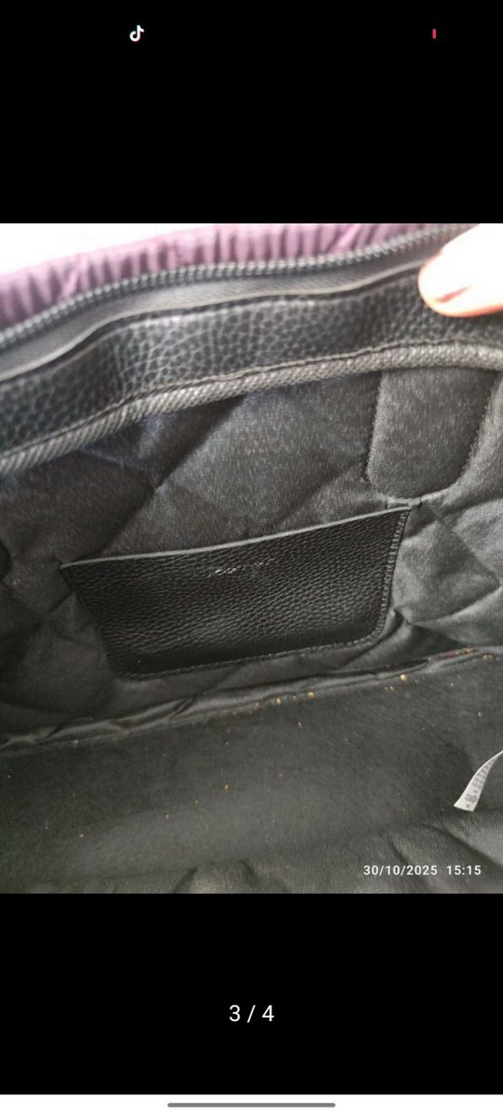 Mor Fermuarlı Kadın Çanta - Görsel 2