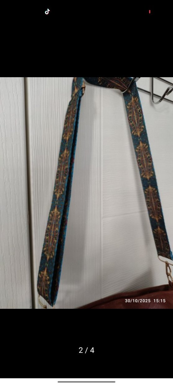 Kahverengi Deri Bohem Kadın Çanta - Görsel 2