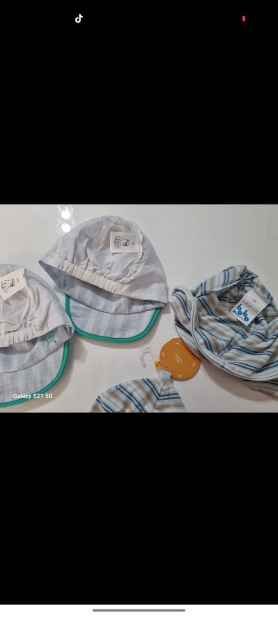 Nakışlı Mavi Çocuk Bere ve Şapka - Görsel 3