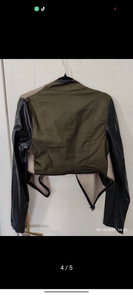 Kemerli, Uzun Kollu Kadın Ceket - Görsel 4