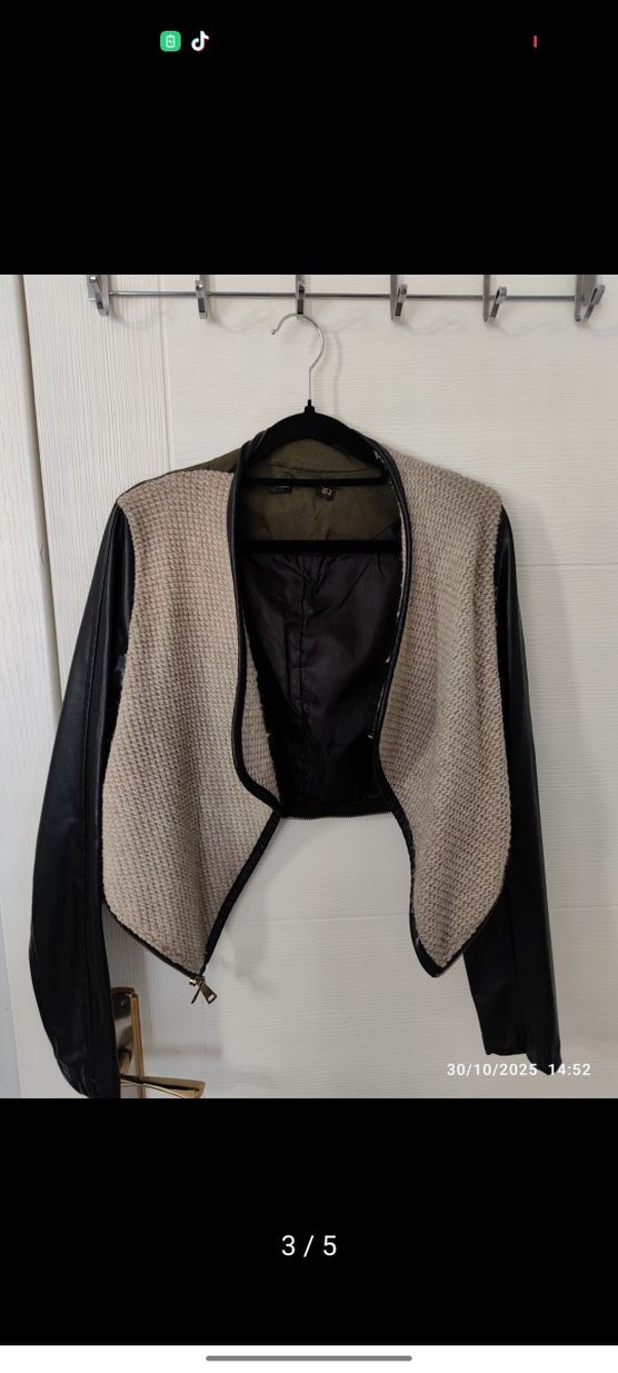 Kemerli, Uzun Kollu Kadın Ceket - Görsel 3