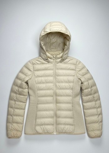 United Colors of Benetton Bej Kadın Günlük Puff Mont - Görsel 2