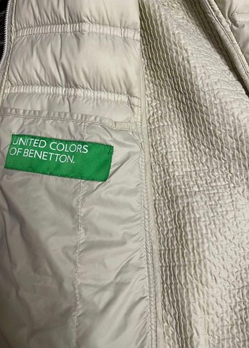 United Colors of Benetton Bej Kadın Günlük Puff Mont - Görsel 4