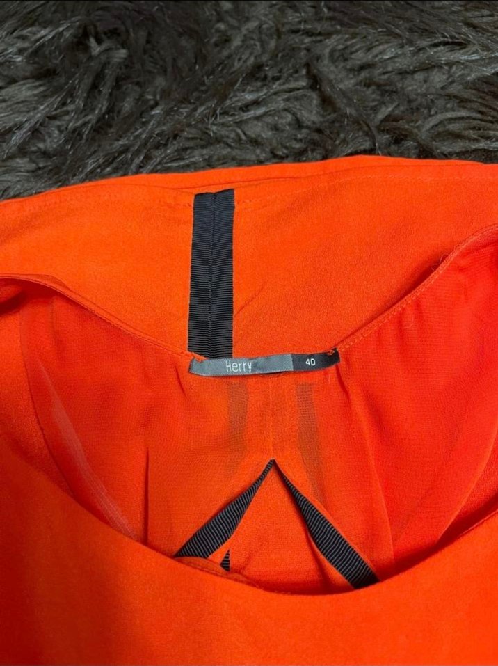 Herry Kadın Turuncu Rahat Kesim bluz - Görsel 2