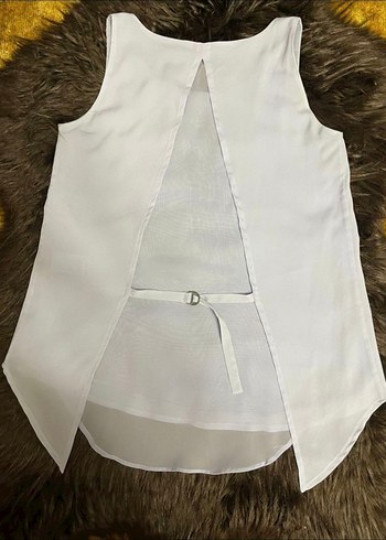 Herry Marka Şık Kolsuz Bluz - Su Mavi - Görsel 5