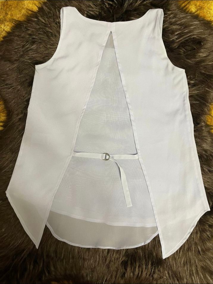 Herry Marka Şık Kolsuz Bluz - Su Mavi - Görsel 5