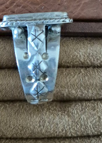 Erkek Gümüş Yüzük - Özel Kesim Kırmızı Akik Taşlı - Görsel 5