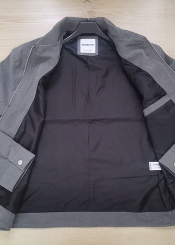 Bershka yakalı erkek ceket M beden hiç kullanılmadı - Görsel 4