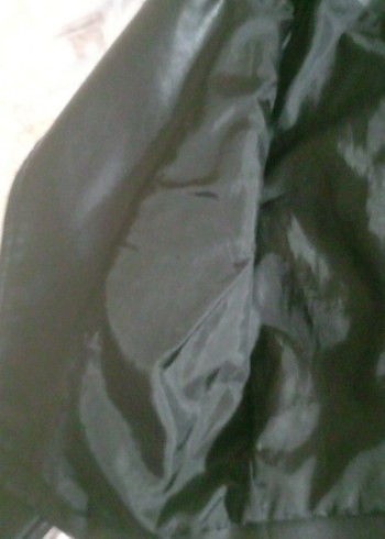 Tokalı Siyah Deri Biker Ceket - Görsel 11