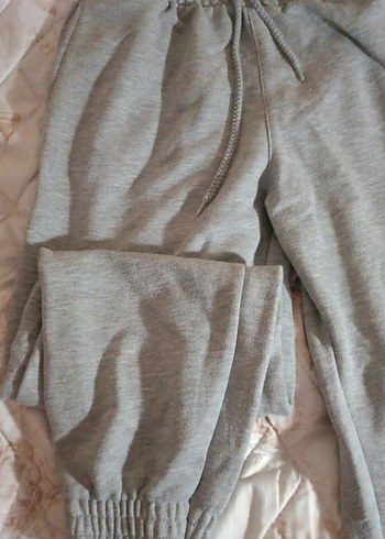 Gri Rahat Kesim Kadın Eşofman Altı - Görsel 3