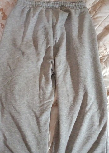 Gri Rahat Kesim Kadın Eşofman Altı - Görsel 7