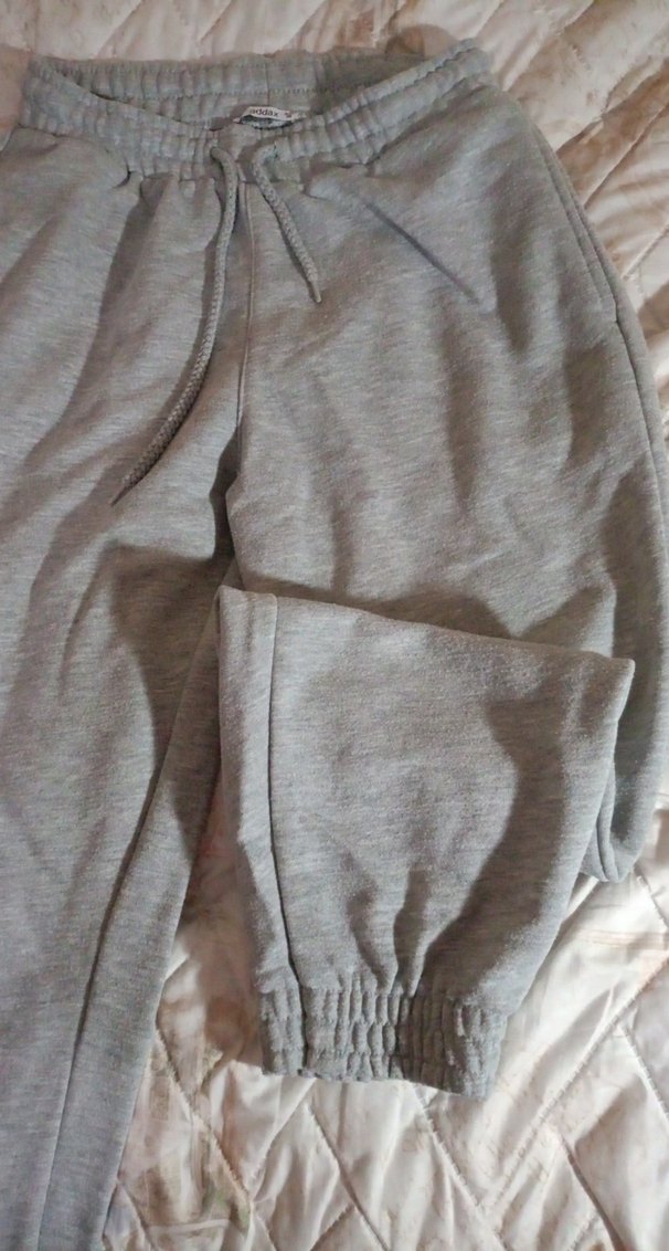 Gri Rahat Kesim Kadın Eşofman Altı - Görsel 4