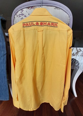 Sarı Uzun Kollu Düğmeli Erkek Gömlek - Görsel 3