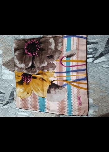 Çiçek Desenli Bohem Kadın eşarp - Görsel 2