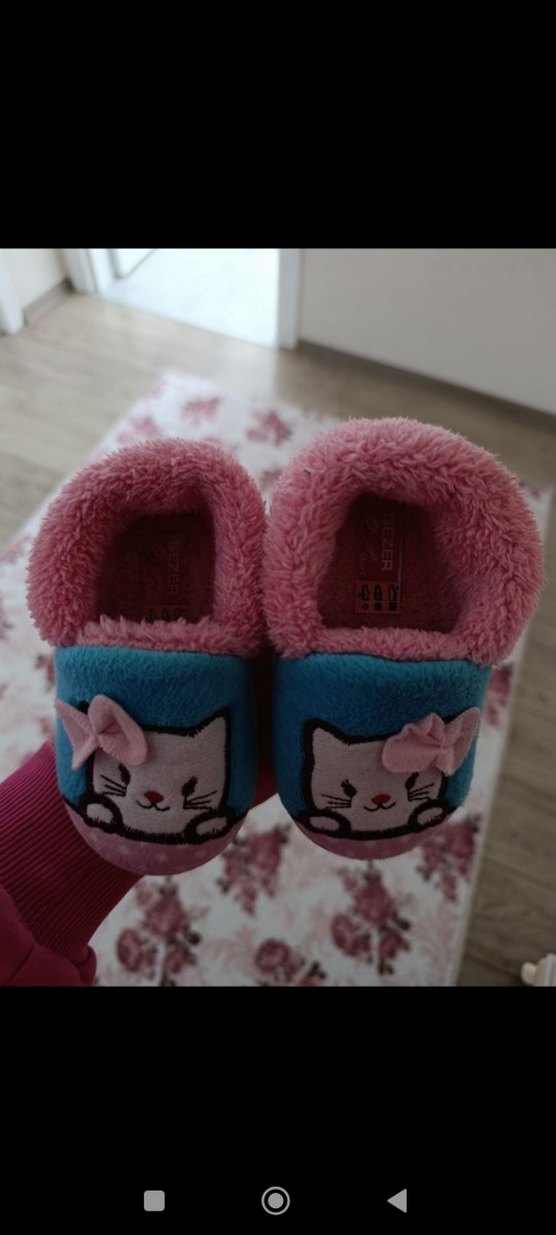 Kız Çocuk Nakışlı panduf - Görsel 3