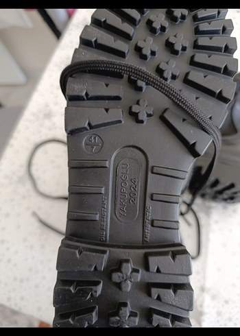 Siyah Kamuflaj Desenli Erkek Goth Bot - Görsel 4