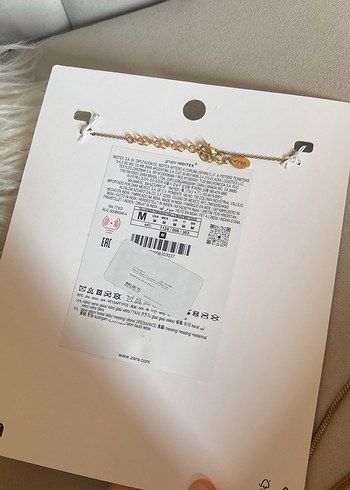 Zara Altın Renkli Uzun Boncuklu Kolye - Görsel 2