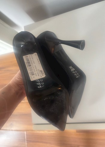 Bambi ayakkabı siyah topuklu - Görsel 3