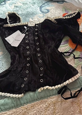 Siyah Fransız korse - Görsel 3