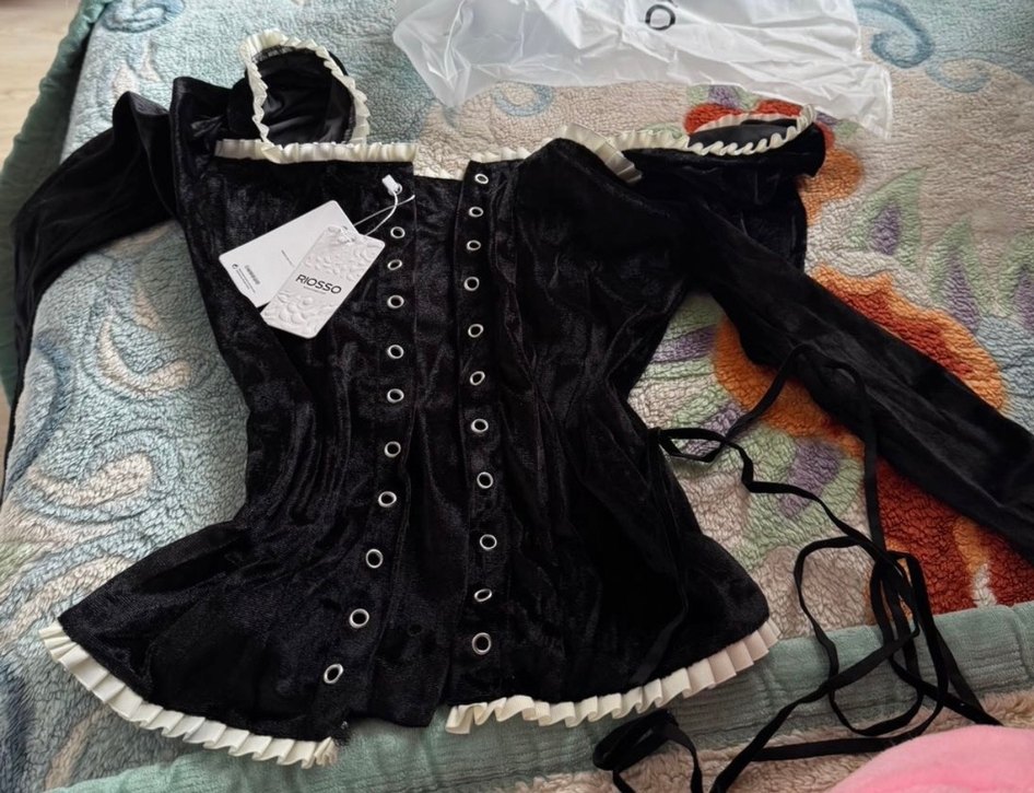 Siyah Fransız korse - Görsel 2