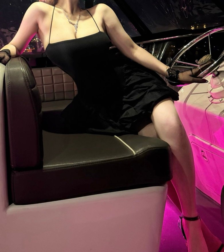 Siyah askılı Mini balon Elbise - Görsel 2