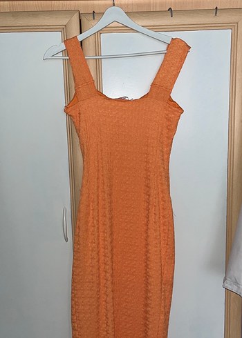 Kalp yaka Kolsuz Bohem Uzun Elbise - Görsel 2