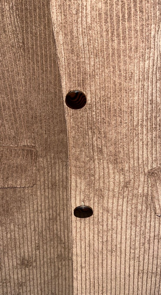 Düğmeli Kahverengi Kadın Süet Blazer Ceket - Görsel 3