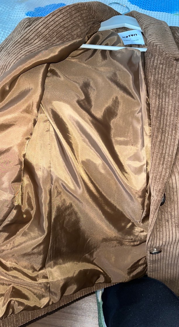 Düğmeli Kahverengi Kadın Süet Blazer Ceket - Görsel 5