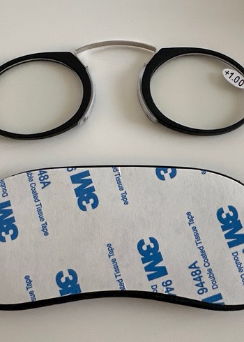 +1.00 okuma gözlüğü  sıfır  hafif ve şık siyah çerçeve - Görsel 6