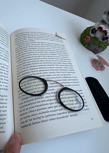 +1.00 okuma gözlüğü  sıfır  hafif ve şık siyah çerçeve - Görsel 5