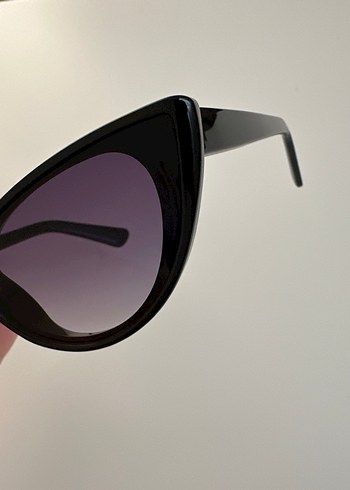 Klasik Siyah Gotik cat eye Kadın Güneş Gözlüğü - Görsel 5