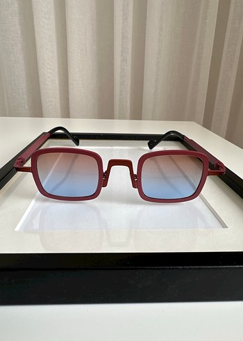 Bordo Transparan Kadın Güneş Gözlüğü - Görsel 3