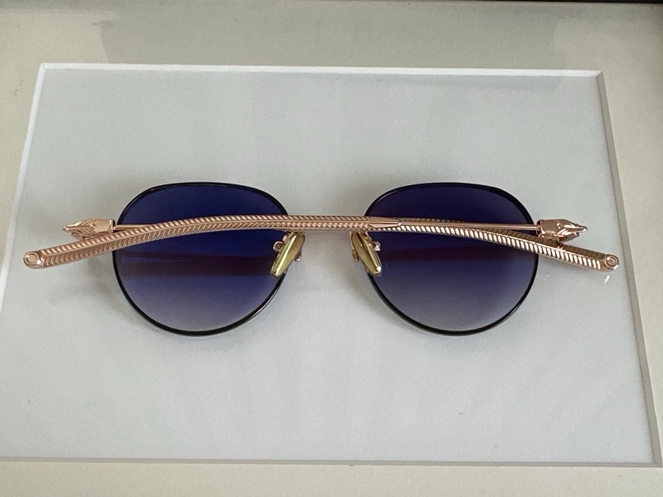 Şeffaf Mor Minimalist Kadın Güneş Gözlüğü - Görsel 5