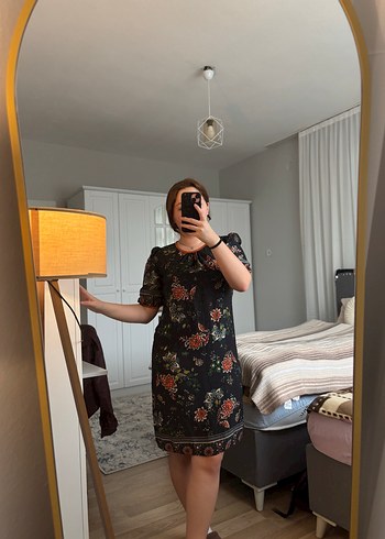 Bohem Desenli Midi Kadın Elbise - Görsel 2