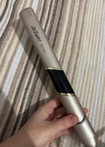 Bej Gri Dijital Ekranlı Saç Düzleştirici - Görsel 2