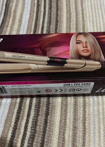 Bej Gri Dijital Ekranlı Saç Düzleştirici - Görsel 4