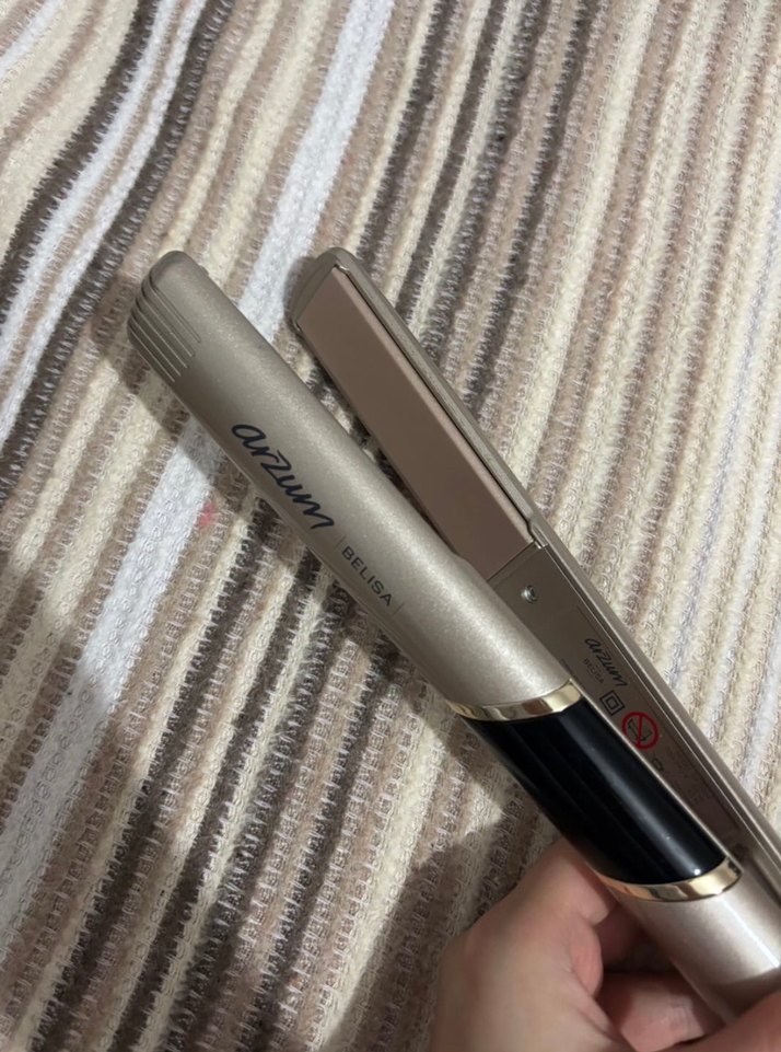 Bej Gri Dijital Ekranlı Saç Düzleştirici - Görsel 3