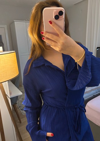 Lacivert Denim Kadın Takım Elbise - Görsel 2