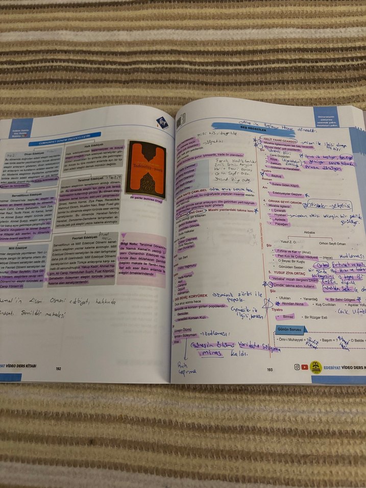 Edebiyat Video Ders Kitabı - Türkçe & Matematik - Görsel 2