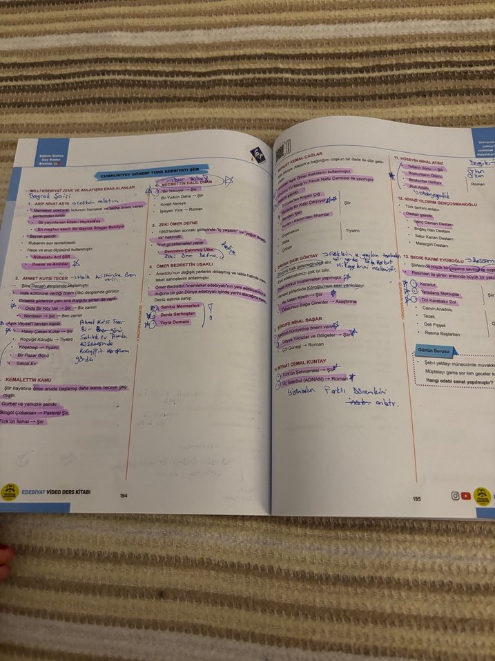 Edebiyat Video Ders Kitabı - Türkçe & Matematik - Görsel 3