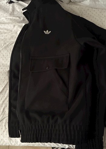 Siyah Adidas Erkek Spor Ceket - Görsel 4