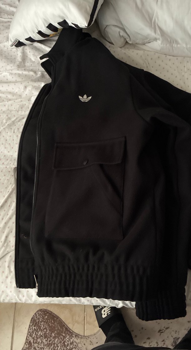 Siyah Adidas Erkek Spor Ceket - Görsel 4