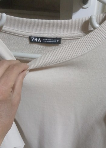 kadın Beyaz Keten Fırfırlı Bluz - Görsel 2