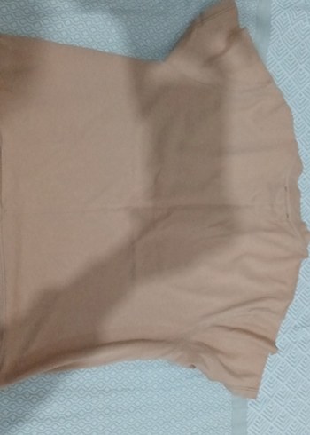 Kahverengi Kadın Baskılı Tişört - Görsel 2