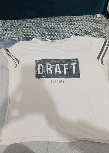 Kadın Baskılı Beyaz Tişört - Görsel 2