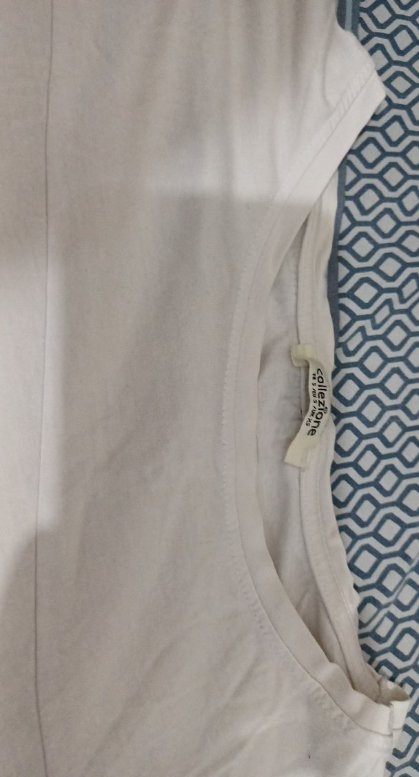 Kadın Baskılı Beyaz Tişört - Görsel 3