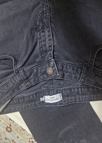 Defacto Comfort Tip 32/30 beden dar kesim siyah pantolon. - Görsel 3