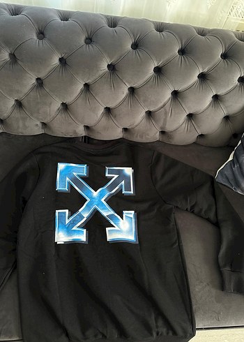 Off-White Siyah Erkek Sweatshirt - Görsel 2